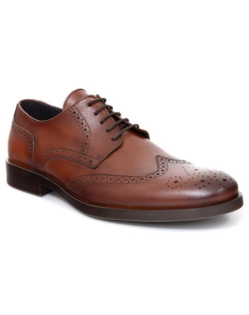 Derbies en Cuir Kernol marron clair