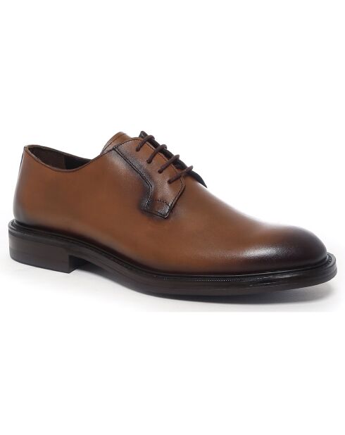 Derbies en Cuir Kirona marron clair