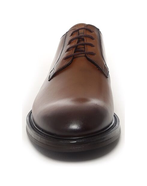 Derbies en Cuir Kirona marron clair