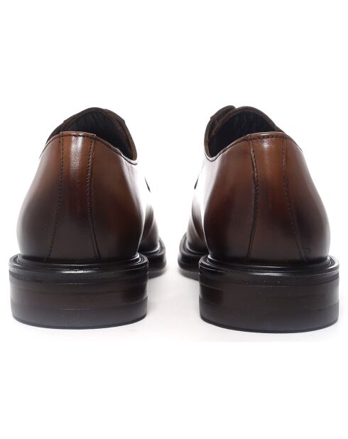 Derbies en Cuir Kirona marron clair