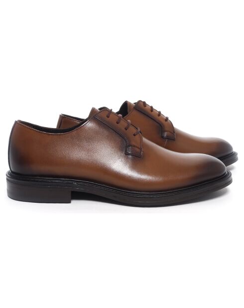 Derbies en Cuir Kirona marron clair