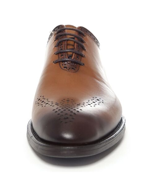 Oxford en Cuir Lumira marron clair