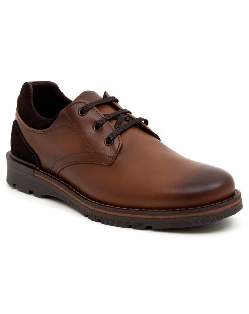 Derbies en Cuir Nadamens marron clair