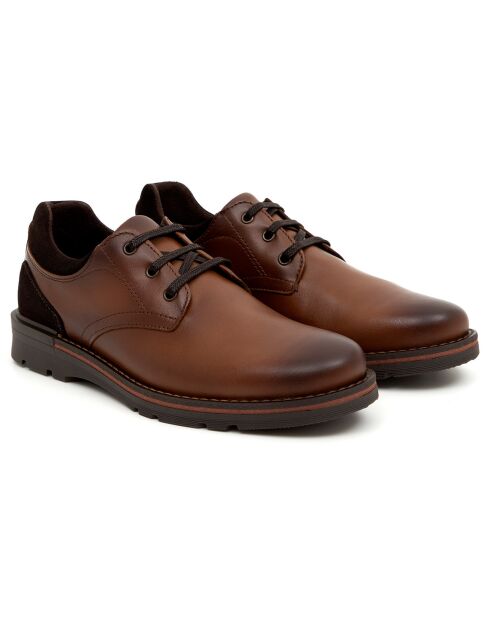Derbies en Cuir Nadamens marron clair