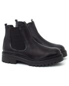 Boots en en Cuir Nelisage noires