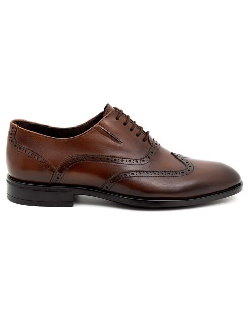 Oxford en Cuir Nezorme marron clair