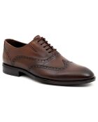 Oxford en Cuir Nezorme marron clair