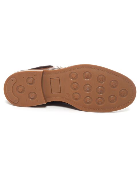 Boots en en Cuir Nistal marron clair