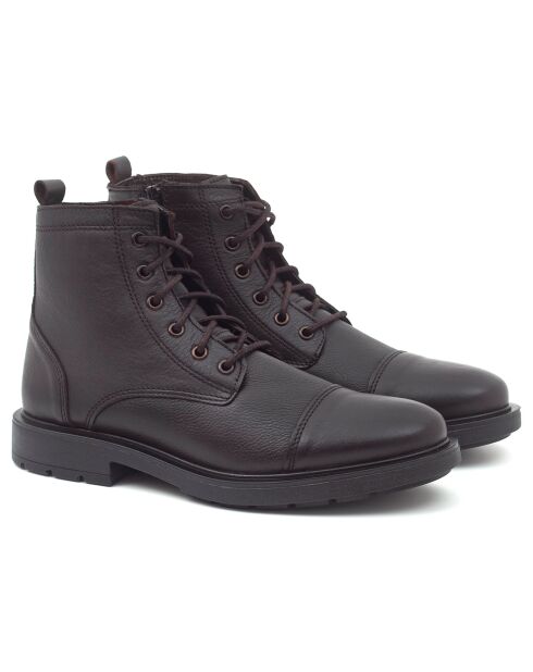 Boots en en Cuir Nomans marron