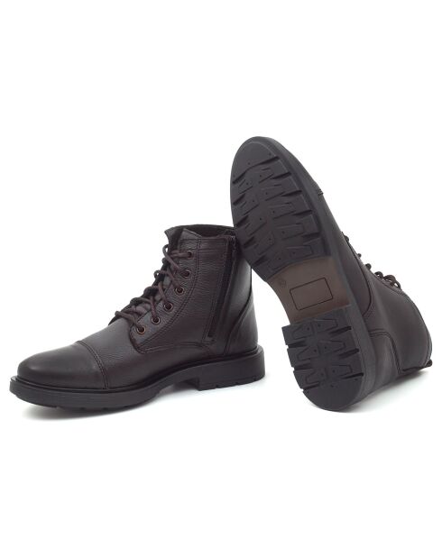 Boots en en Cuir Nomans marron