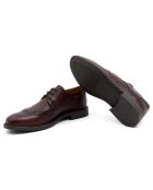 Derbies en Cuir Paolo marron