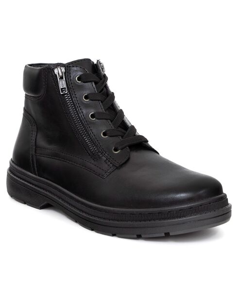 Boots en en Cuir Parzip noires