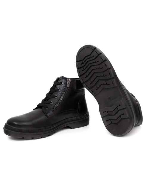 Boots en en Cuir Parzip noires