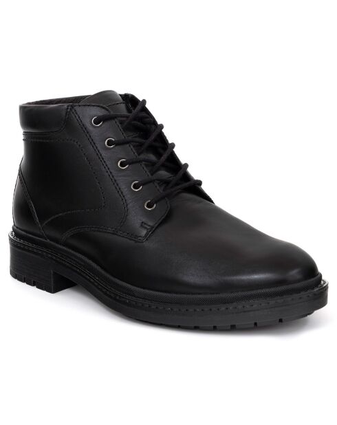 Boots en en Cuir Plutmen noires