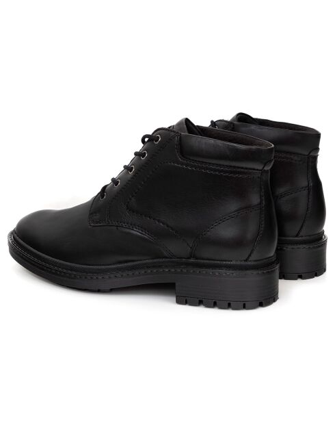 Boots en en Cuir Plutmen noires