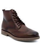 Boots en en Cuir Portman marron
