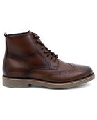 Boots en en Cuir Portman marron