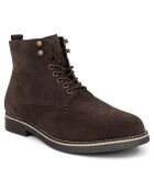 Boots en Cuir de Velours Segomen marron