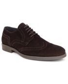 Derbies en Cuir de Velours Sernol marron