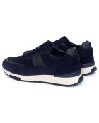 Chaussures Sport en Cuir de Velours Solner bleues