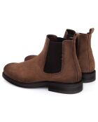 Boots en Cuir de Velours Spencer camel