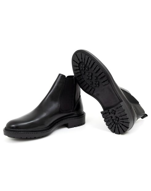 Chelsea Boots en Cuir Tendar noires