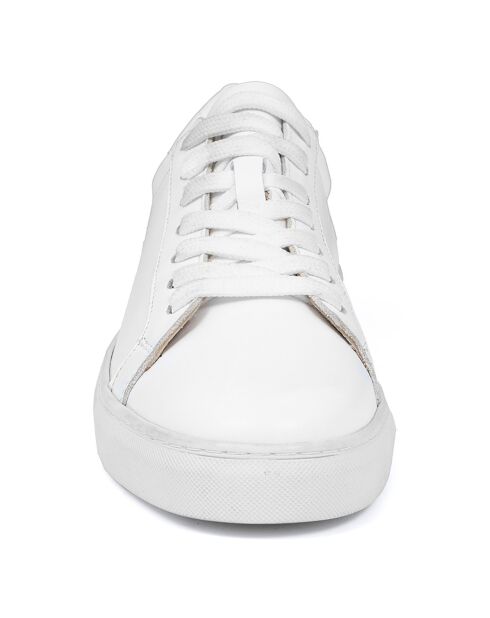 Sneakers en Cuir Terlon blanches