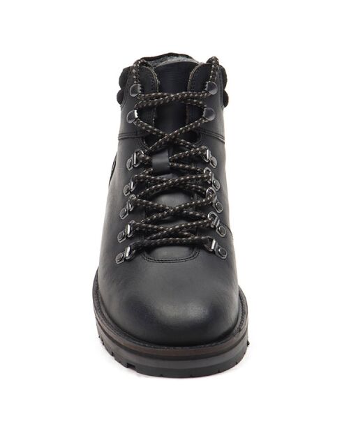 Boots en en Cuir Traver marron