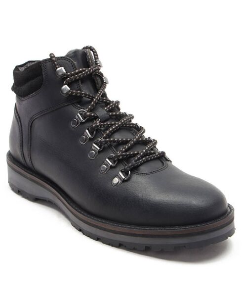 Boots en en Cuir Traver marron