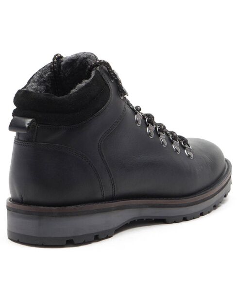 Boots en en Cuir Traver marron