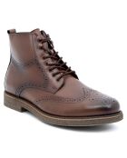Boots en en Cuir Ulmira marron clair