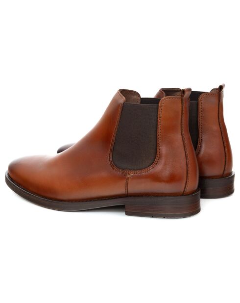 Boots en en Cuir Valner marron clair