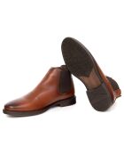 Boots en en Cuir Valner marron clair