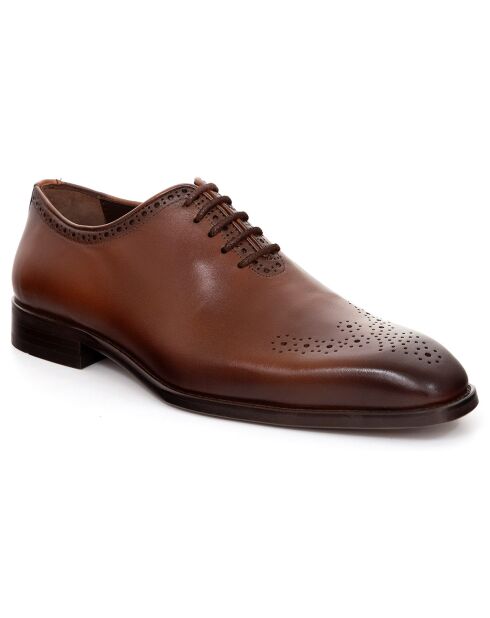 Oxford en Cuir Venira marron clair