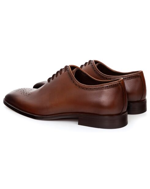 Oxford en Cuir Venira marron clair