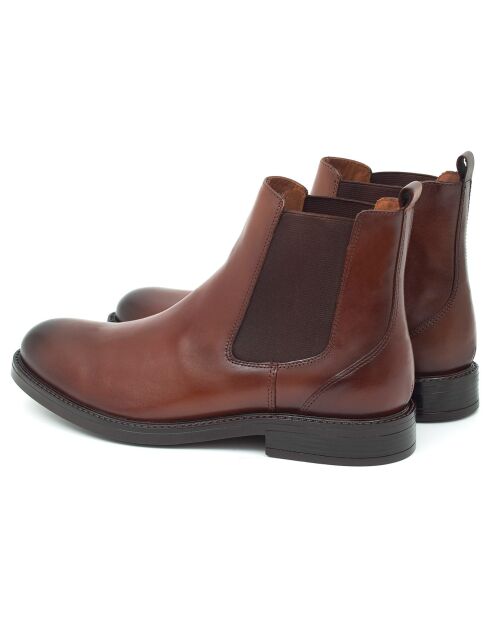 Chelsea Boots en Cuir Zolen marron clair