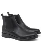 Zwarte leren Chelsea-laarzen van Zolen