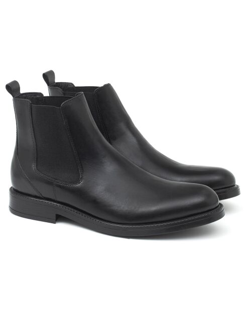Chelsea Boots en Cuir Zolen noires