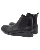 Zwarte leren Chelsea-laarzen van Zolen
