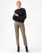 Pantalon Melisse kaki lame