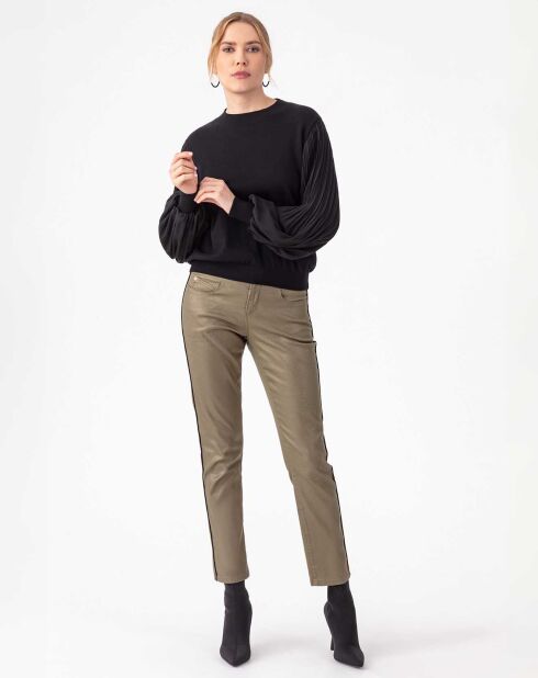 Pantalon Melisse kaki lame