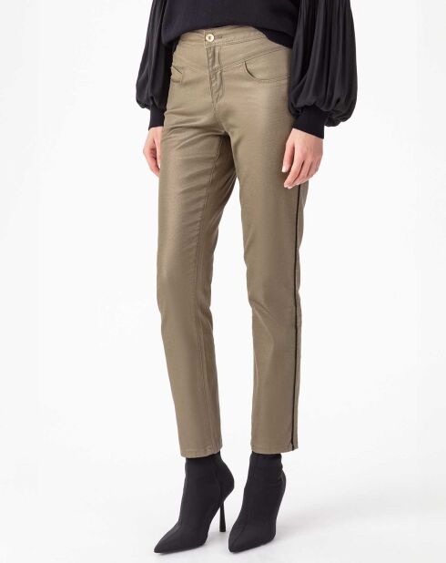 Pantalon Melisse kaki lame