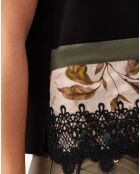 Haut Susannah noir/gardenia