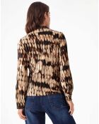 Chemise Ness velours tie and dye