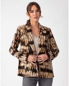 Veste Emani velours tie and dye