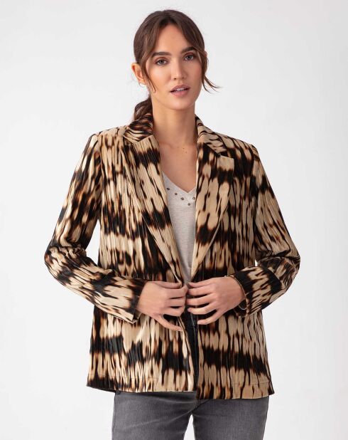 Veste Emani velours tie and dye