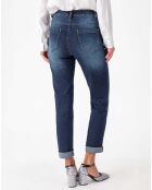 Indigofarbene Jeanshose Evan