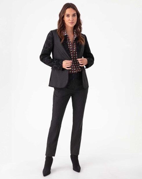 Pantalon Julian rayure flanelle