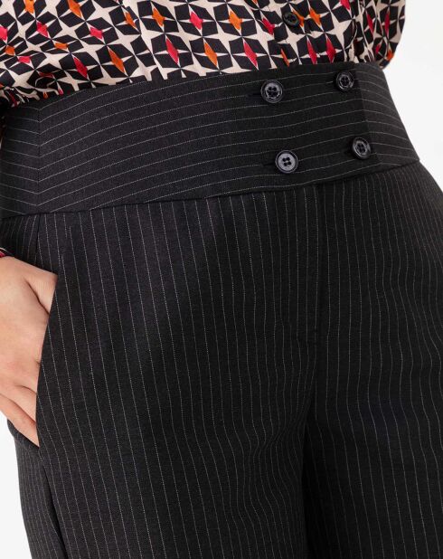 Pantalon Julian rayure flanelle