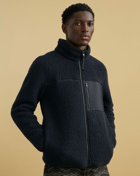 Veste Polaire Aiw22Mfle013 noire